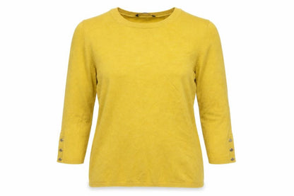 Womens UK Size M Stradivarius Yellow Pullover Jumper