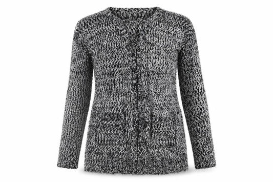 Womens UK Size S If It Were Me Grey Cardigan Jumper