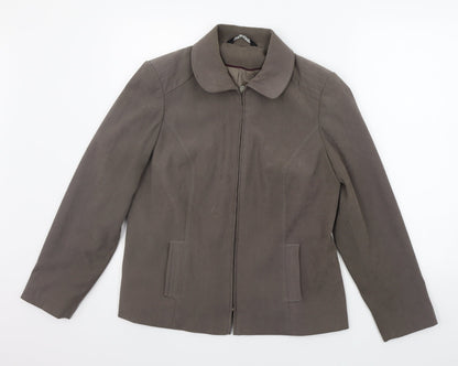 Womens UK Size 14 Classic Grey Jacket