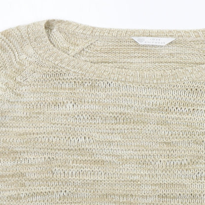 Womens UK Size 14 BHS Beige Pullover Jumper