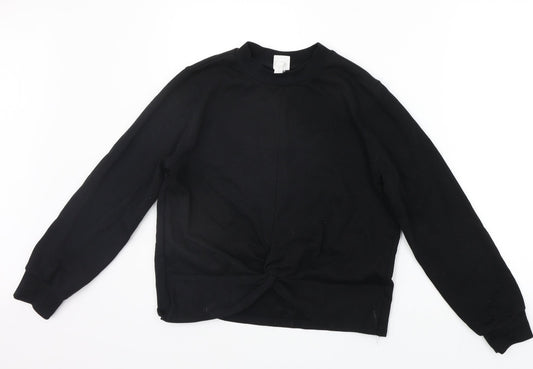 H&M Womens Black   Pullover Jumper Size S