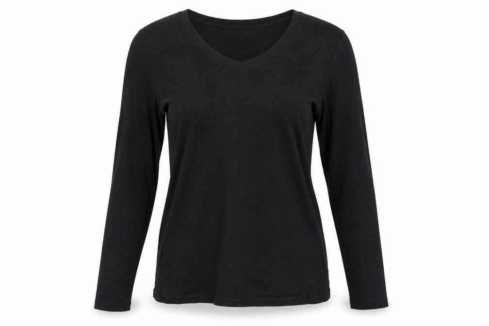 Womens UK Size M Sonoma Black Basic T-Shirt