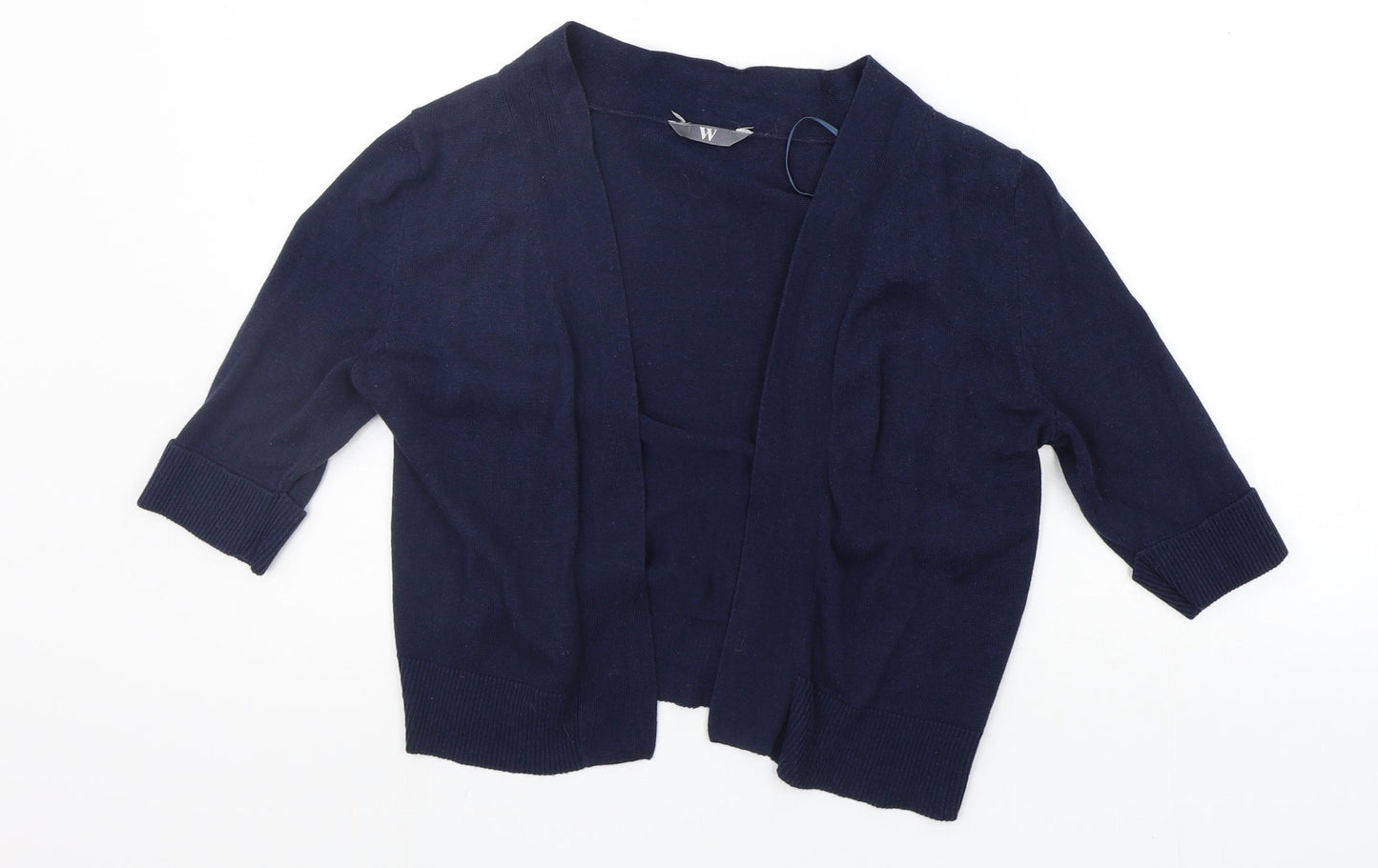 Womens UK Size 10 BHS Blue Cardigan Jumper