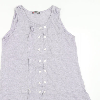 Double Agent Womens Purple   Tank Dress  Size S