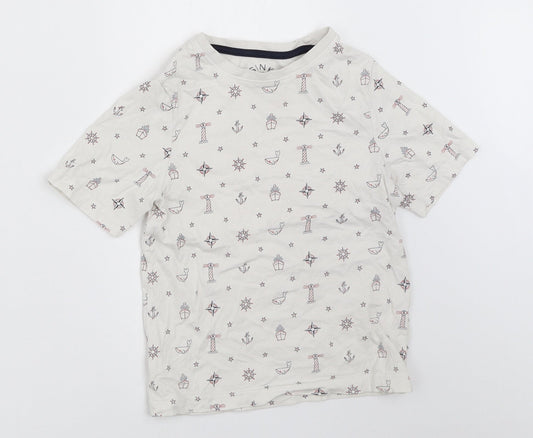 TU Boys White   Basic T-Shirt Size 5 Years