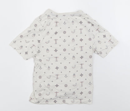 TU Boys White   Basic T-Shirt Size 5 Years