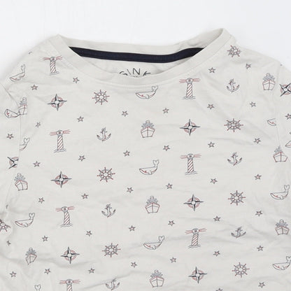 TU Boys White   Basic T-Shirt Size 5 Years