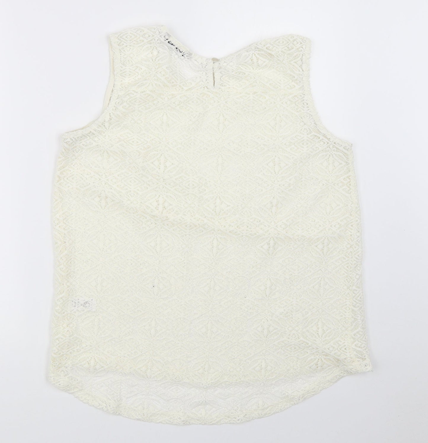 Womens UK Size 12 TU Ivory Basic Blouse