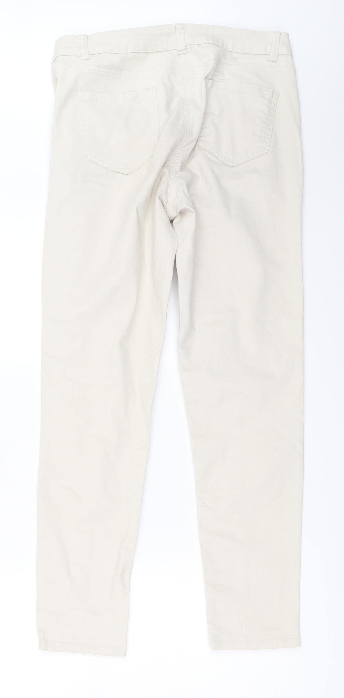 George Womens Beige   Skinny Jeans Size 12 L29 in