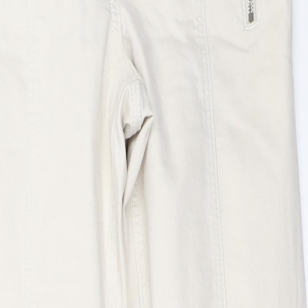 George Womens Beige   Skinny Jeans Size 12 L29 in