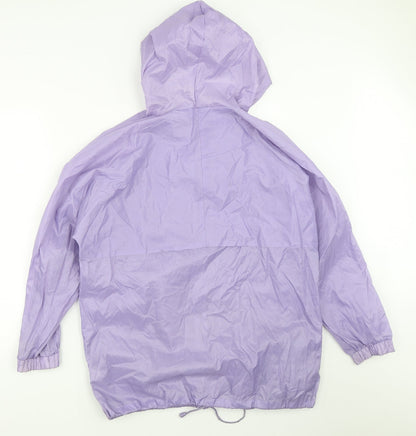 Embargo Womens Purple   Rain Coat Coat Size M