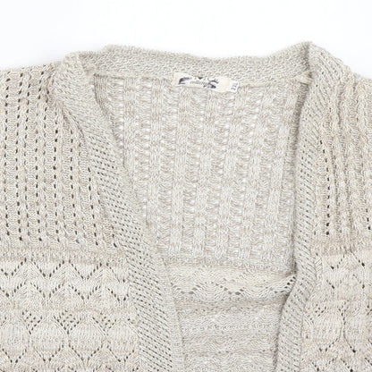 Womens UK Size 2XL Choice Collection Beige Cardigan Jumper
