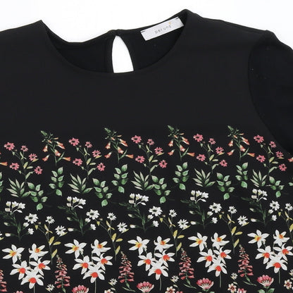 Womens UK Size 12 Per Una Black Basic Blouse