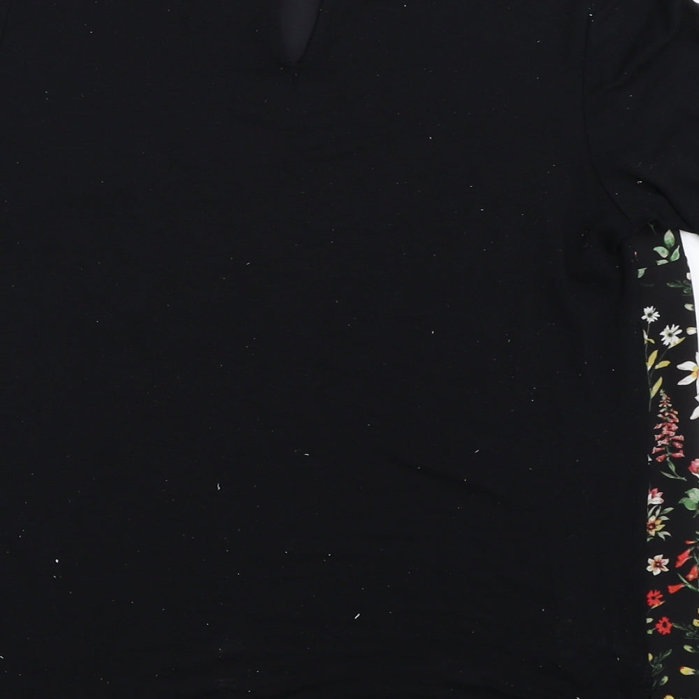 Womens UK Size 12 Per Una Black Basic Blouse