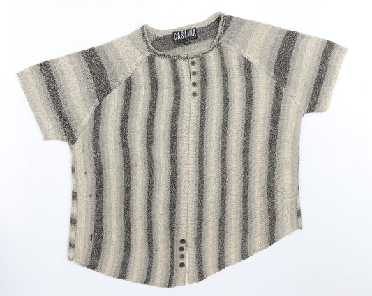 Womens UK Size M Casamia Beige Pullover Jumper