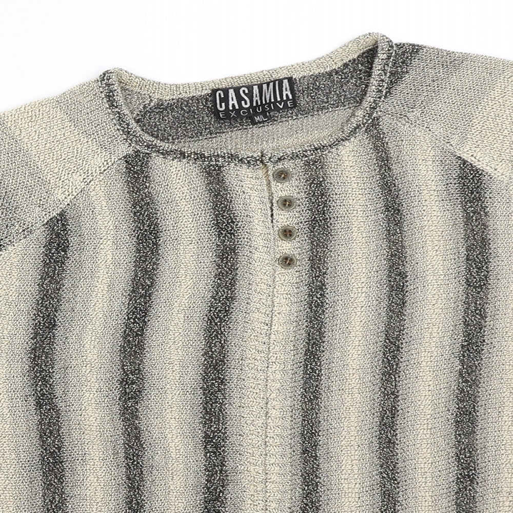 Womens UK Size M Casamia Beige Pullover Jumper