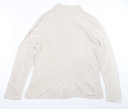 Womens UK Size L BM Beige Pullover Jumper