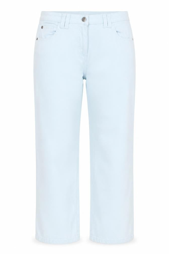 Womens UK Size 10 Papaya Regular Fit Straight Blue Jeans