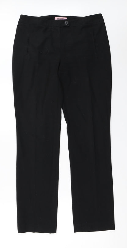 Paraphrase Womens Black   Trousers  Size 12 L31 in