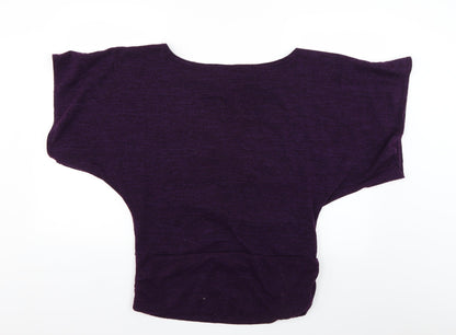 Womens UK Size 16 Style Purple Pullover Jumper