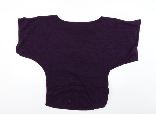 Womens UK Size 16 Style Purple Pullover Jumper