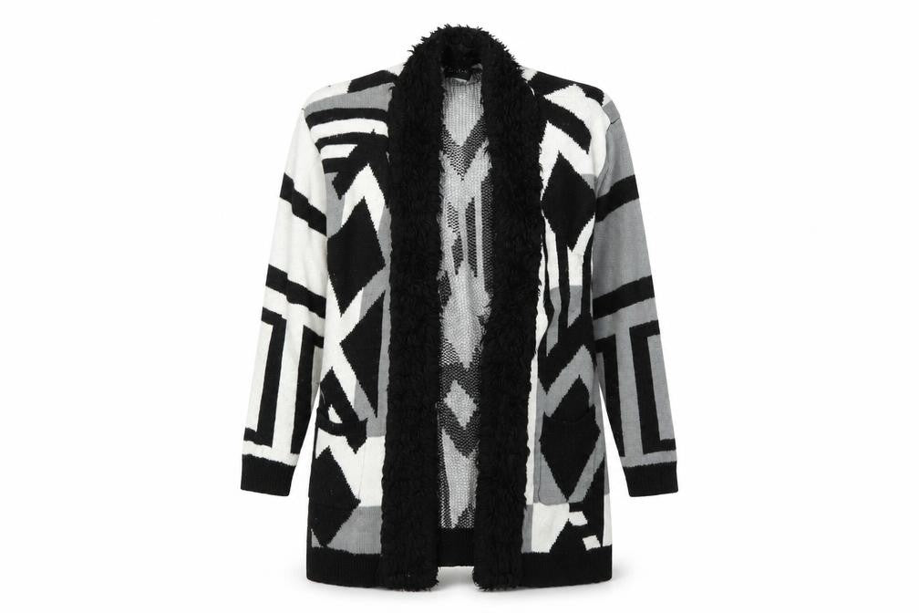 Womens UK Size 14 b.you Multicoloured Overcoat