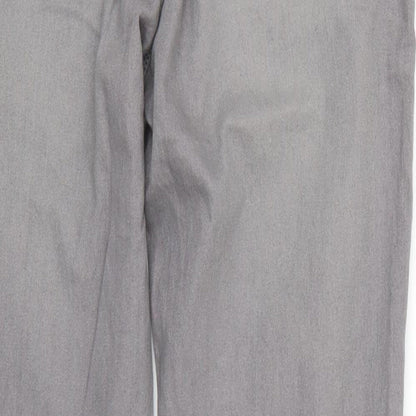 Denim & Co. Womens Grey   Skinny Jeans Size 12 L25 in