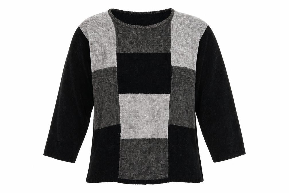 Womens UK Size S Preworn Black Pullover Jumper