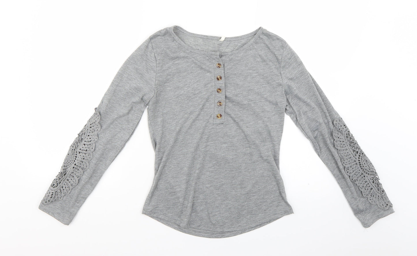Womens UK Size M Preworn Grey Pullover Jumper