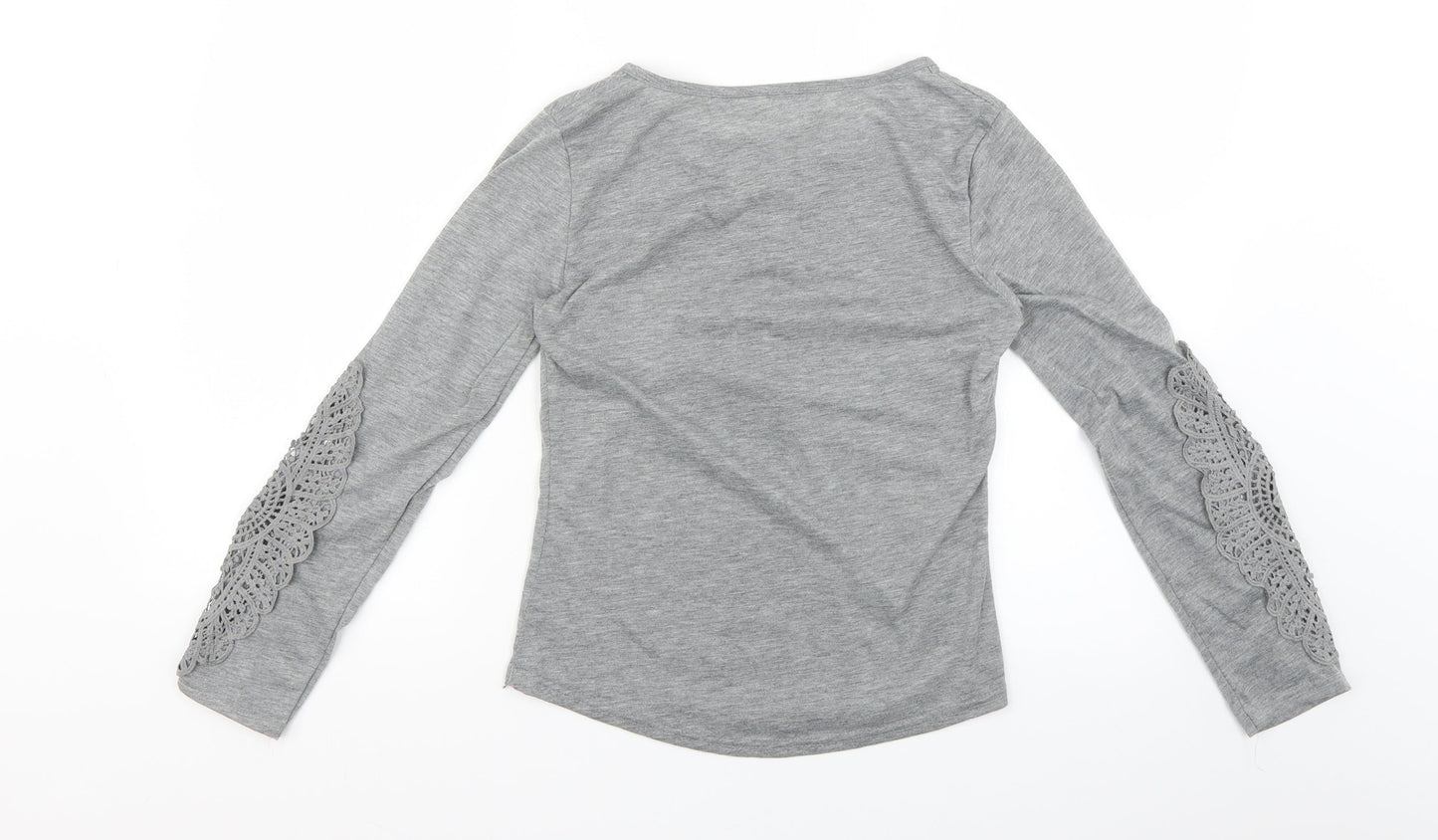 Womens UK Size M Preworn Grey Pullover Jumper