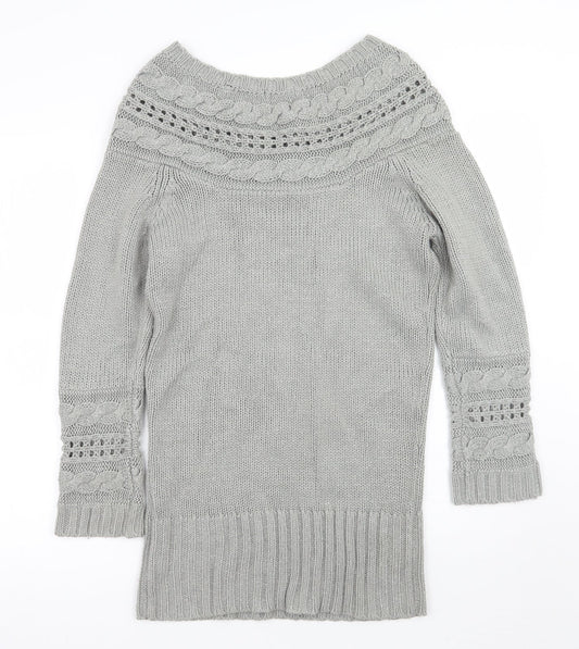 Primark Womens Grey   Pullover Jumper Size 12