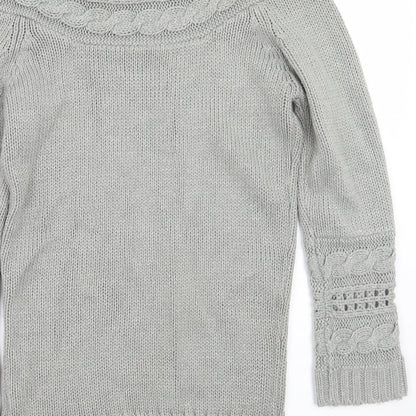 Primark Womens Grey   Pullover Jumper Size 12