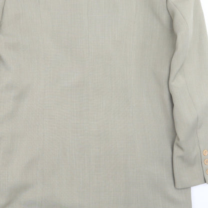 Compliments Womens Green   Jacket Suit Jacket Size 14