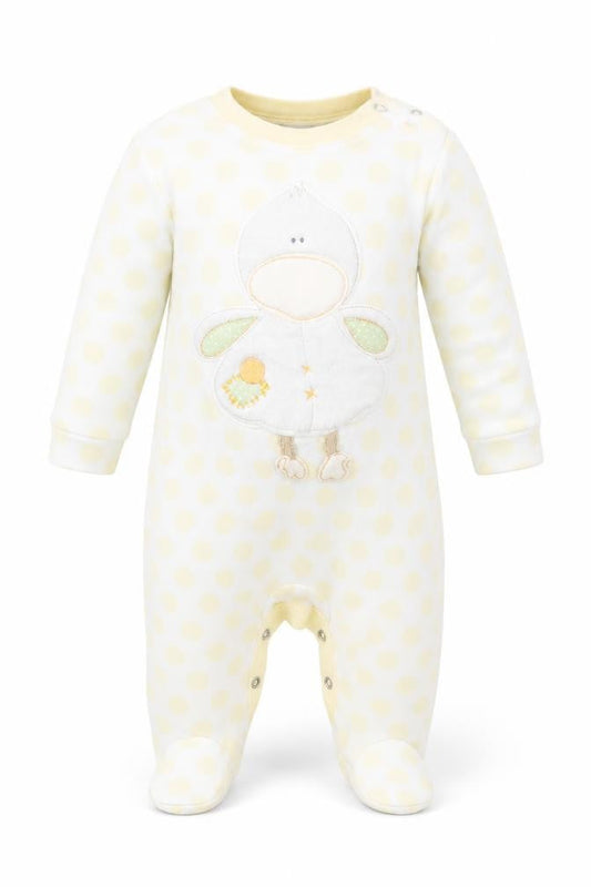 Next Baby Yellow Polka Dot  Babygrow One-Piece Size 3-6 Months