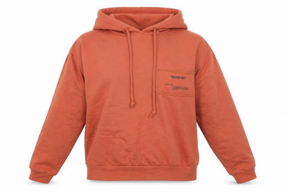Womens UK Size 6 Boohoo Orange Pullover Hoodie