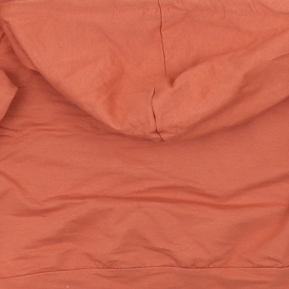 Boohoo Womens Orange   Pullover Hoodie Size 6