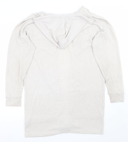 Womens UK Size M NEXT Beige Cardigan Jumper