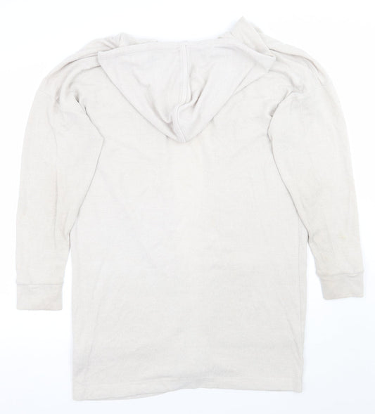Womens UK Size M NEXT Beige Cardigan Jumper