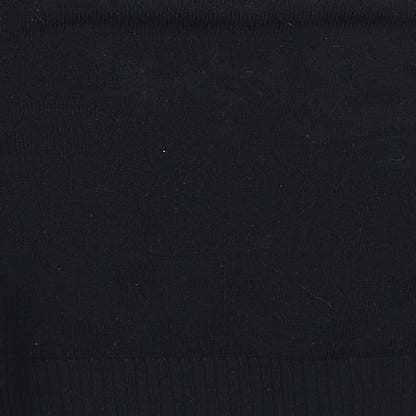 Womens UK Size 18 Petite Black Cardigan Jumper