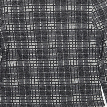 Primark Womens Grey Check  Basic T-Shirt Size 10