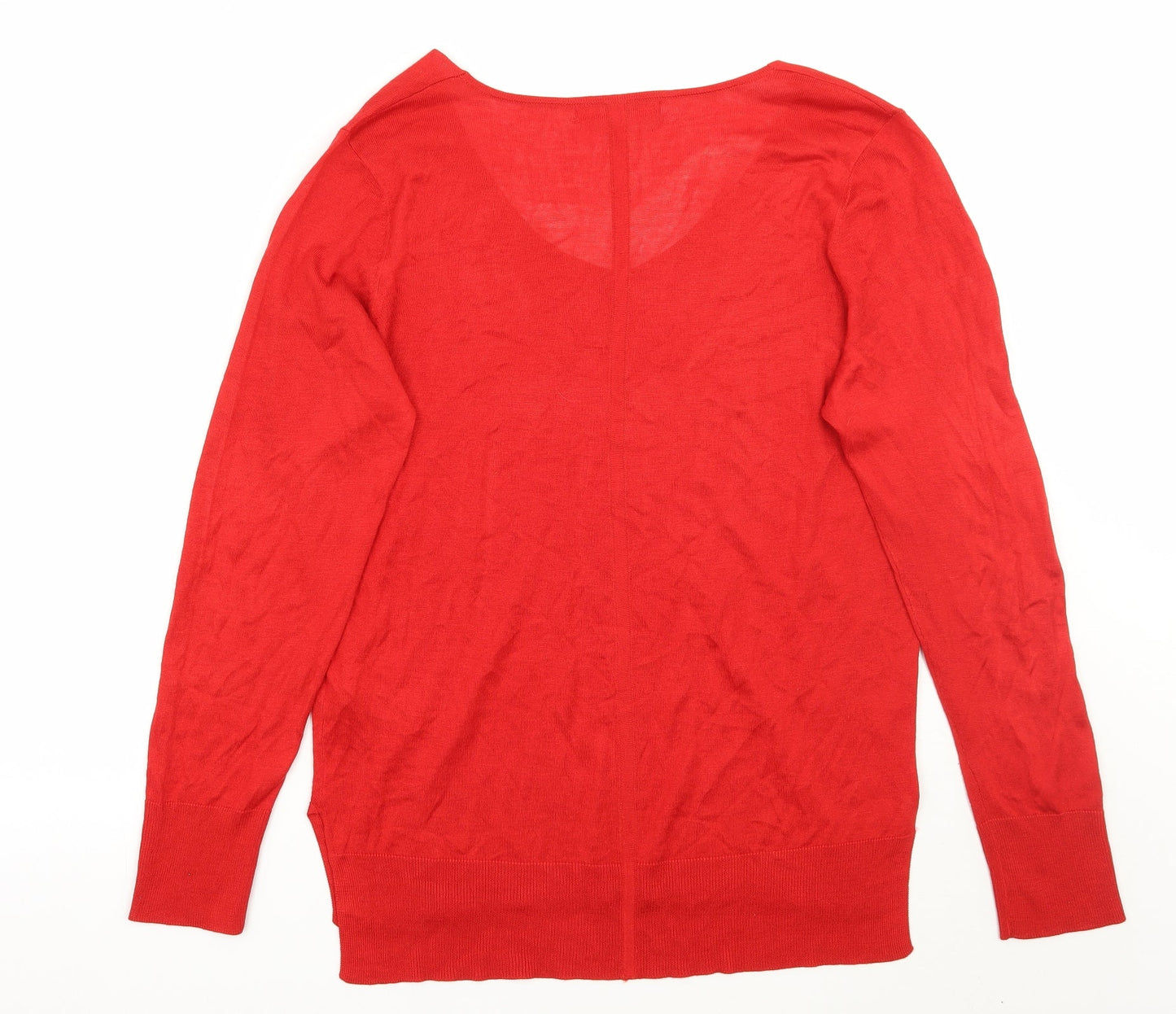 Womens UK Size 12 NEXT Red Pullover Jumper