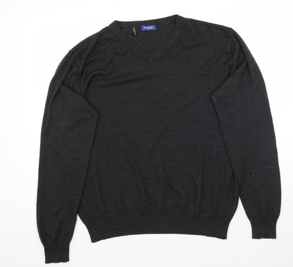 Premier man Mens Black   Pullover Jumper Size L