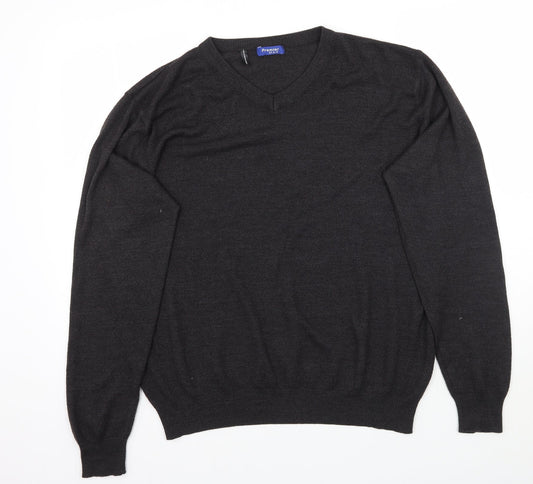 Premier man Mens Black   Pullover Jumper Size L