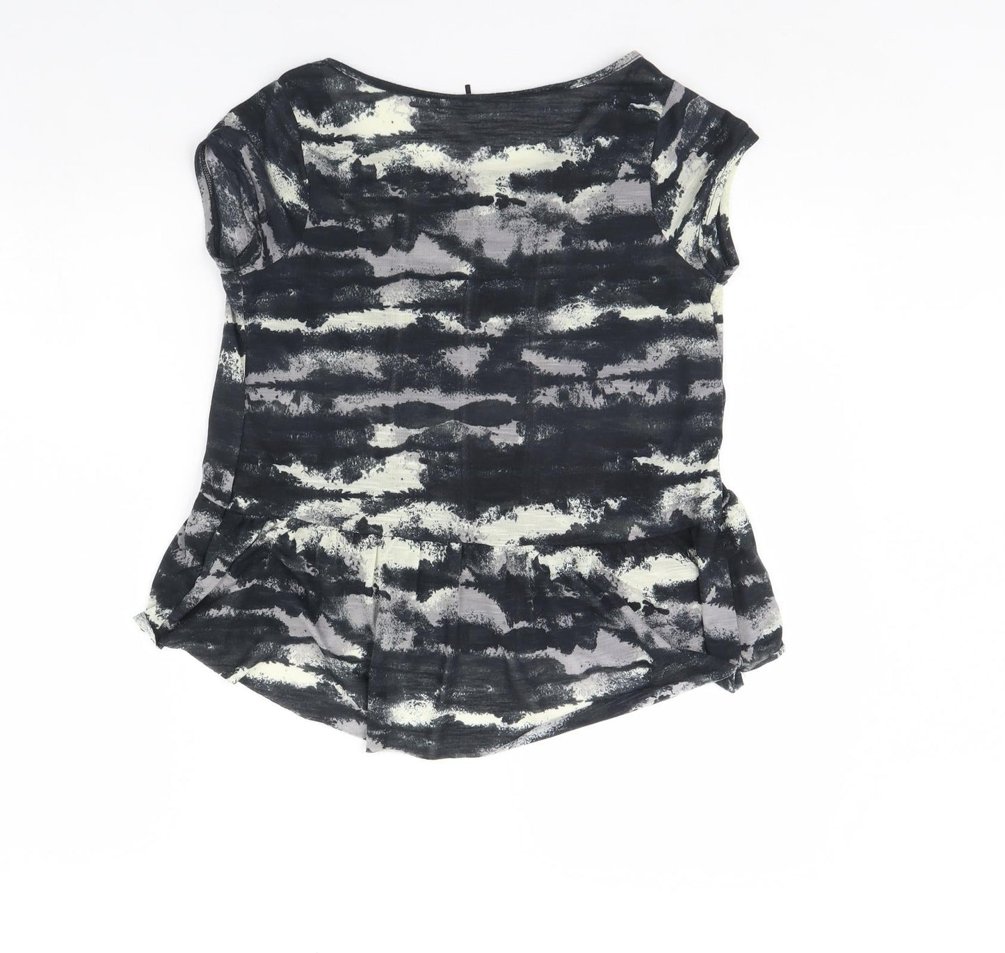 Womens UK Size S NEXT Black Basic Blouse