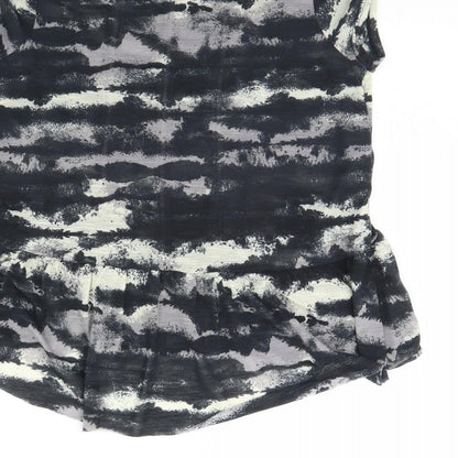 Womens UK Size S NEXT Black Basic Blouse