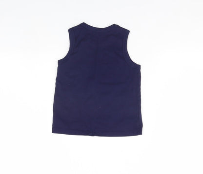 TU Boys Blue   Basic Tank Size 5 Years