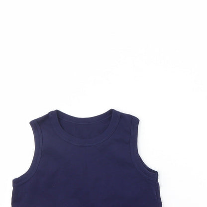TU Boys Blue   Basic Tank Size 5 Years