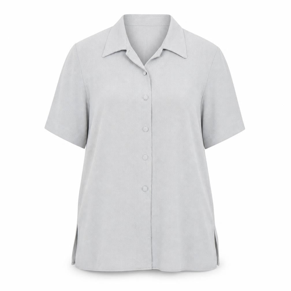 Womens UK Size 16 Eye Catch Black Basic Button-Up