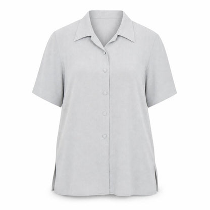 Womens UK Size 16 Eye Catch Black Basic Button-Up