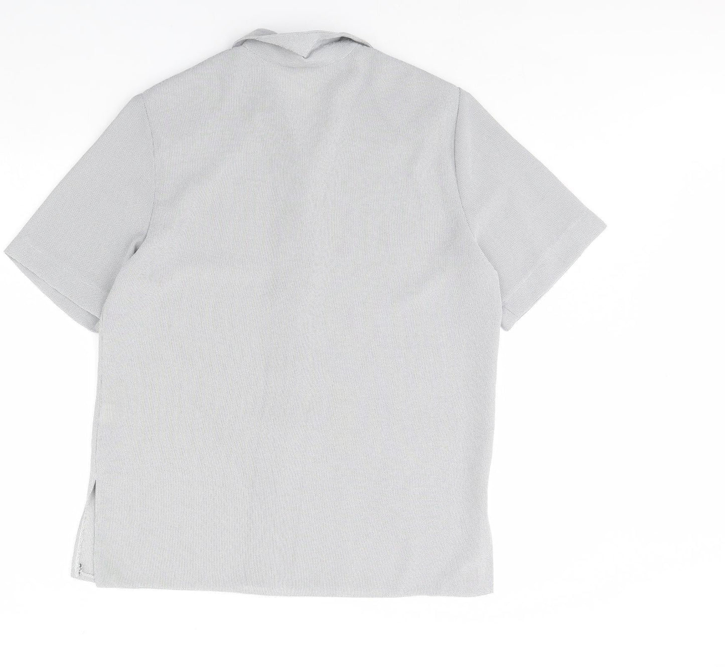 Womens UK Size 16 Eye Catch Black Basic Button-Up